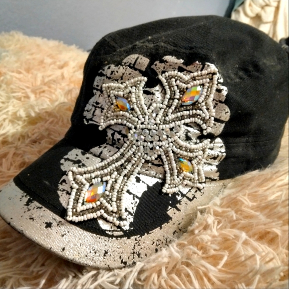 Rhinestone baseball cap